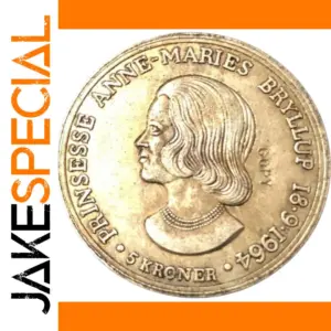 1964 Denmark 5 Kroner Coin Replica