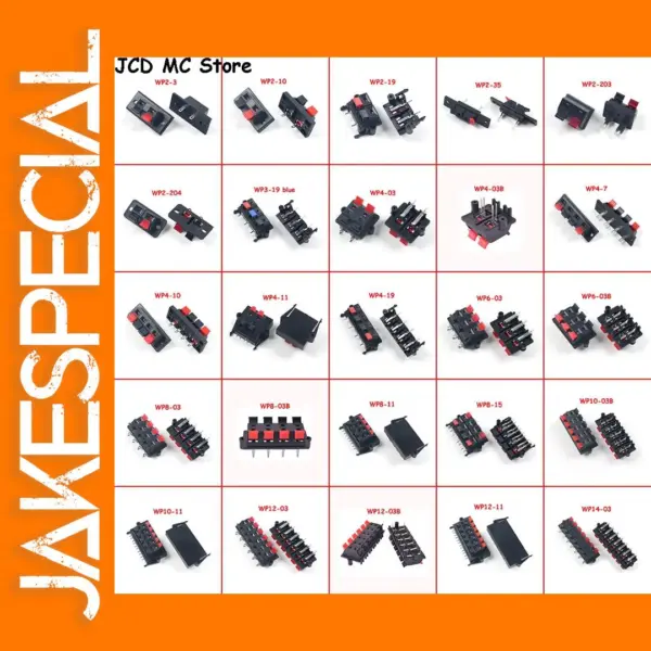 Premium Audio Banana Jack Connector Set for Speakers