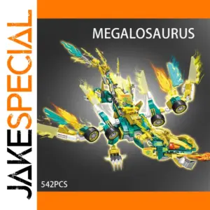 Assembled Building Blocks Dragon Mecha Toy