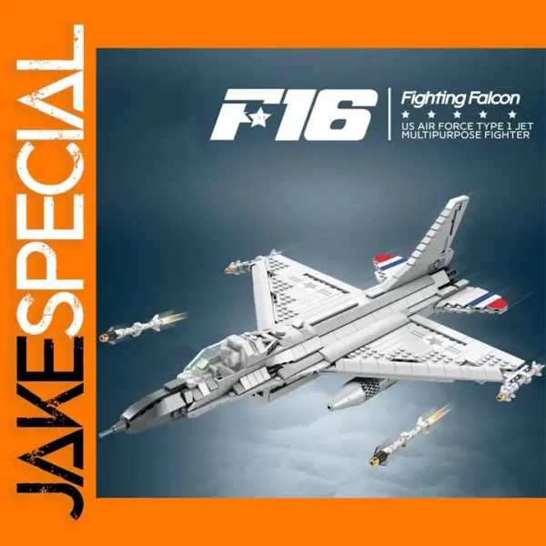 Fighting Falcon F-16 Fighter Building Block Set