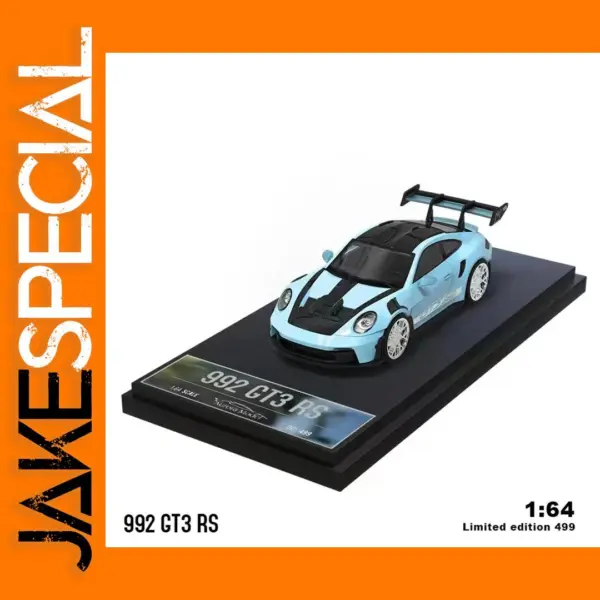 1:64 Porsche 911 992 GT3RS Diecast Model Car
