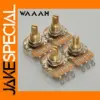 10pcs Brass Potentiometers for Guitar 250K 500K