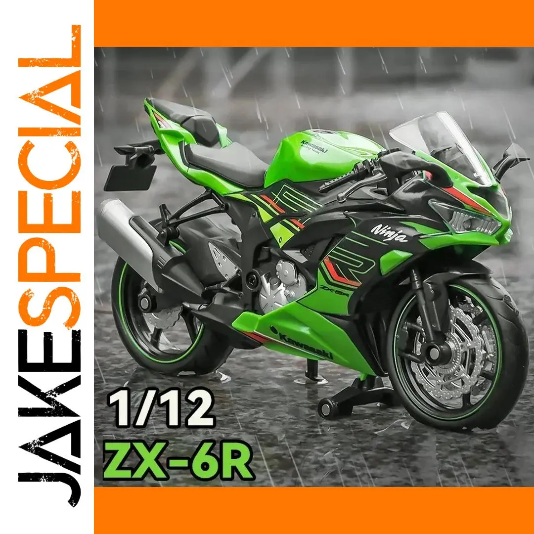 1:12 Alloy Kawasaki Ninja ZX-6R Motorcycle Model 1 1:12 Alloy Kawasaki Ninja ZX-6R Motorcycle Model