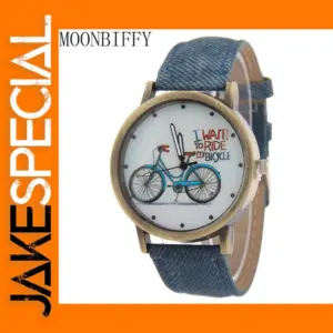 Fashionable Women's Quartz Watch with Leather Strap
