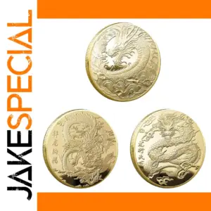 2024 Year of Dragon Gold Replica Coin