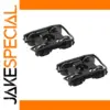 2pcs HO Scale 1:87 Metal DC Wheelsets