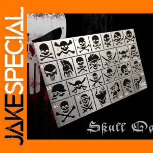 1/35 Military Model Mecha Skull Pirate Stencil