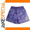 Anime Print Quick Dry Gym Shorts for Summer