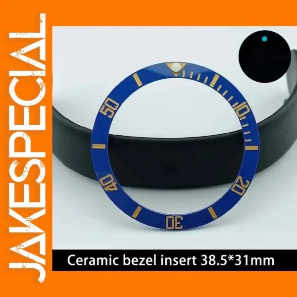 Ceramic Bezel Insert for Men's Watch 38.5mm