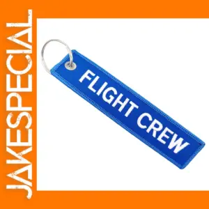 Flight Crew Double Sided Keychain Accessory