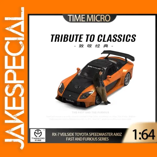 1:64 RX-7 Veilside Diecast Model Car