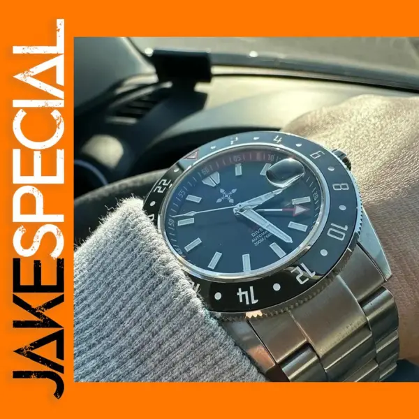 Men's NH34 GMT Automatic Mechanical Watch