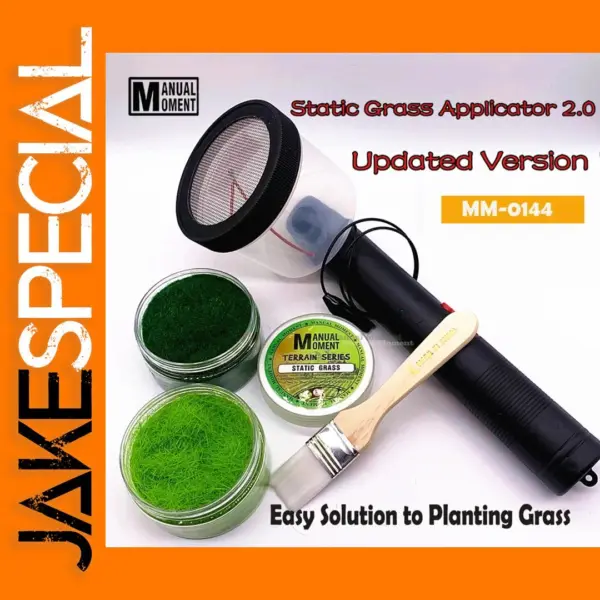 Static Grass Flocking Applicator for Models