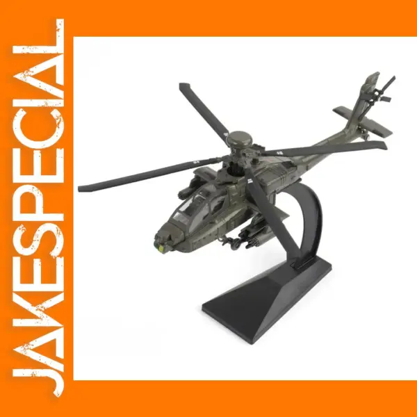 Apache Alloy Helicopter Model Display Ornament