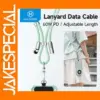 Hagibis 2-in-1 USB C Phone Lanyard Cable