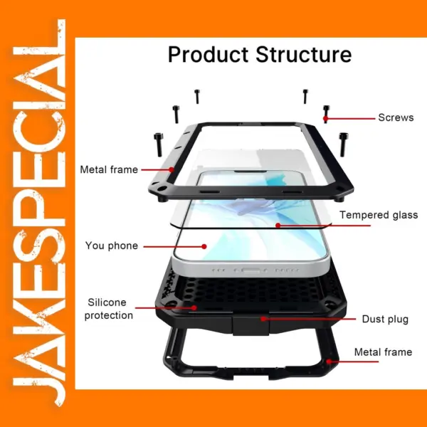 Heavy-Duty Anti-Slip Case for iPhone 15 Series