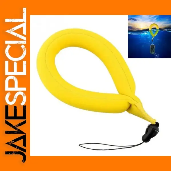 Yellow Floating Foam Wrist Strap for GoPro