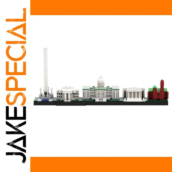 Washington DC Skyline Building Block Kit for Adults