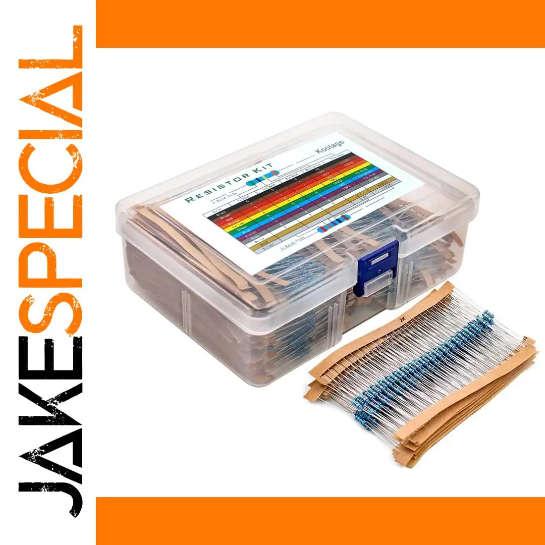 300/600pcs Metal Film Resistor Set 1% Tolerance 1 300/600pcs Metal Film Resistor Set 1% Tolerance