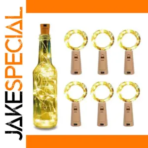 LED Wine Bottle Cork String Lights 2M Christmas Decor