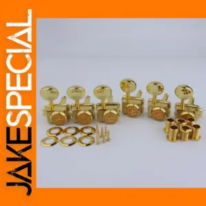 Gold Electric Guitar Tuning Pegs Set of Six