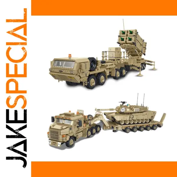 Military Building Blocks M1070 JLTV Vehicle Set