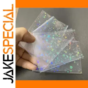 50pcs 65x90mm Holographic Card Sleeves