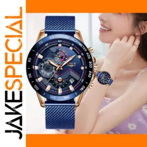 LIGE Women's Quartz Waterproof Wristwatch