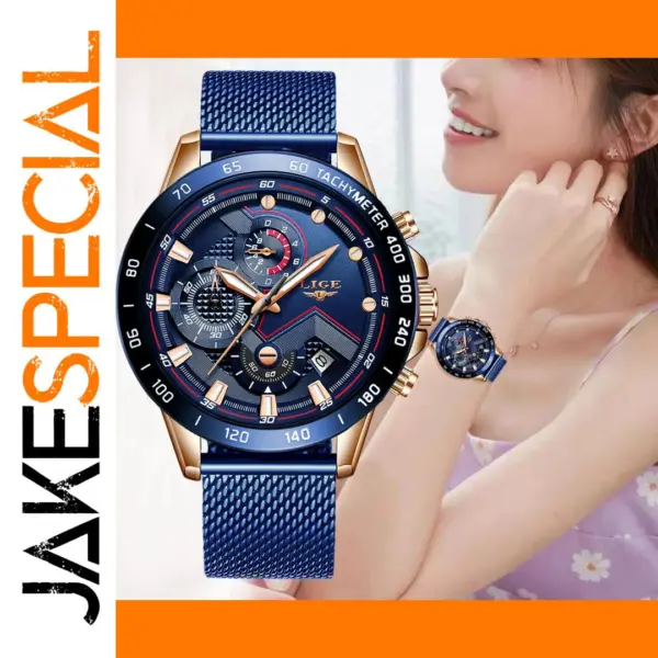 LIGE Women's Quartz Waterproof Wristwatch