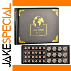 300 Pockets Coin Collection Organizer Album
