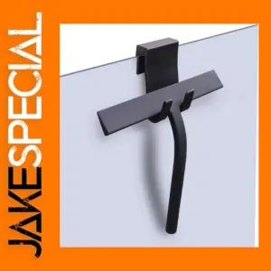 Matte Black Silicone Shower Squeegee Cleaner