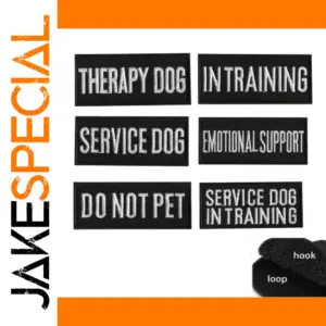 Service Dog Embroidery Patch for Vests
