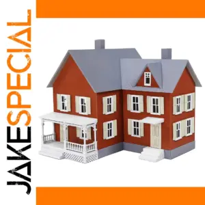 HO Scale Model Village Farm House Building