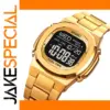 Men's Digital Waterproof Countdown Stopwatch Watch