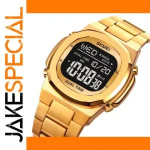 Men's Digital Waterproof Countdown Stopwatch Watch