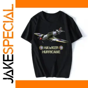 British Aircraft Hawker Hurricane Fighter T-Shirt for Men