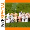 12pcs Mini Resin Dog Figurines for Decor