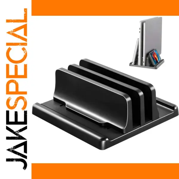 Dual-Slot Adjustable Laptop Stand for MacBook