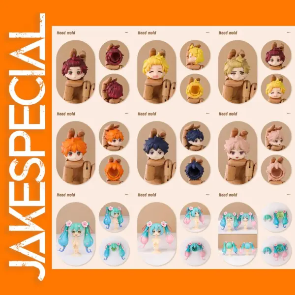 OB11 Doll Hair Replacement Head Mold Accessory