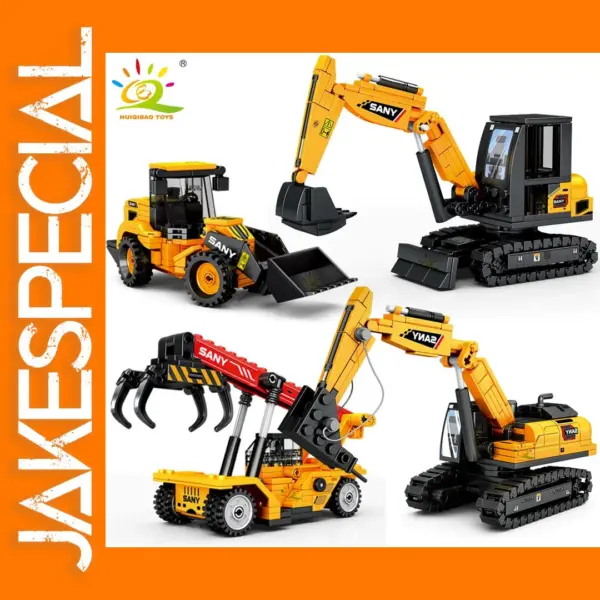 Engineering Truck Building Block Set for Kids