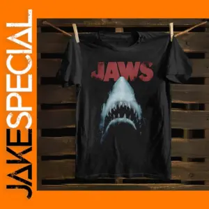 Unisex Cotton Jaws Shark Teeth T-Shirt