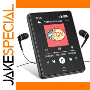 32GB Bluetooth Touch Screen MP3 Player with FM Radio
