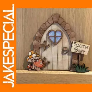 Fairy Garden Wooden Door Decoration Ornaments