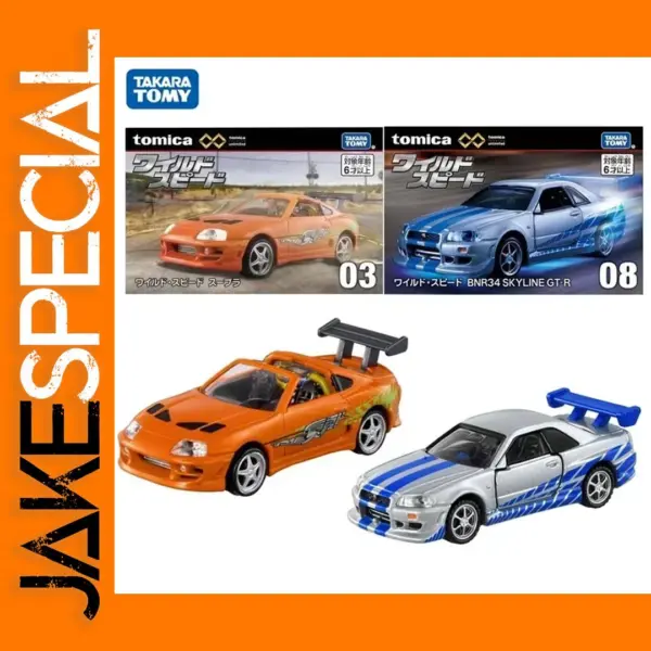 Fast & Furious Diecast Cars - Toyota & Nissan