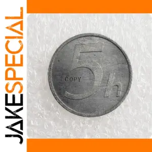 1942 Slovakia 5 Halierov Zinc Replica Coin