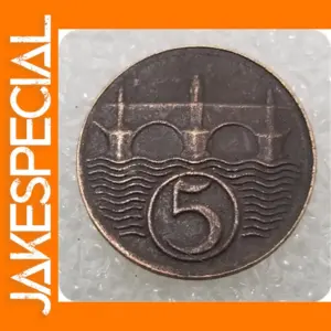 Czech 1924 Replica Silver Coin Collectible