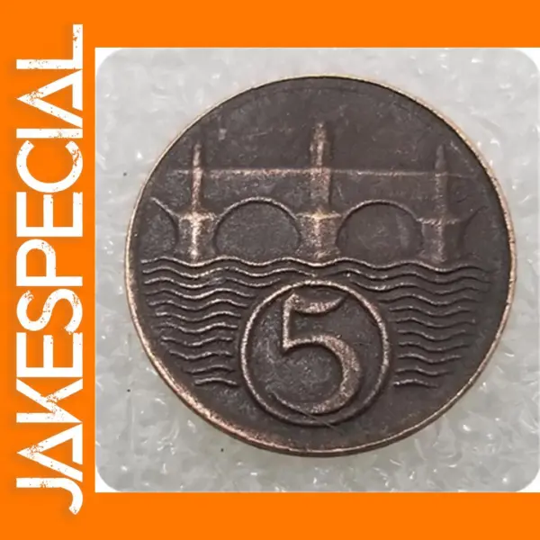 Czech 1924 Replica Silver Coin Collectible