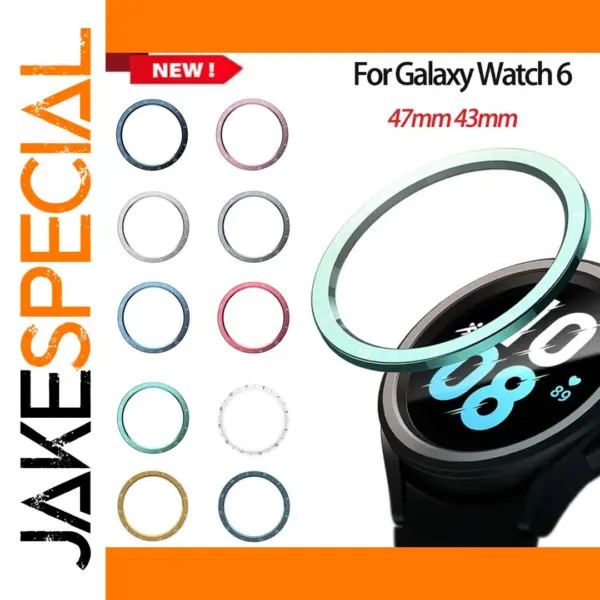 Metal Ring Case for Samsung Galaxy Watch6 Classic