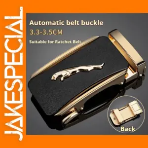 Automatic Alloy Belt Buckle for 3.2-3.5cm Belts