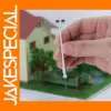5pcs N Scale Model Railway Plaza Lampposts